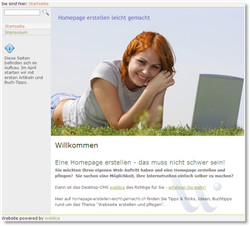 Unter der Adresse homepage-erstellen-leicht-gemacht.ch veröffentlichen wir künftig Tipps & Tricks, Ideen und Buchtipps rund um das Thema 